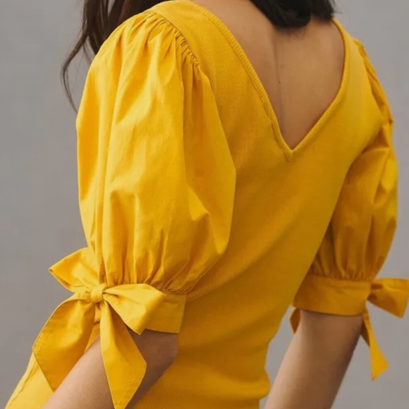 Maeve by Anthropologie puff-sleeved top - Picture 2 of 5